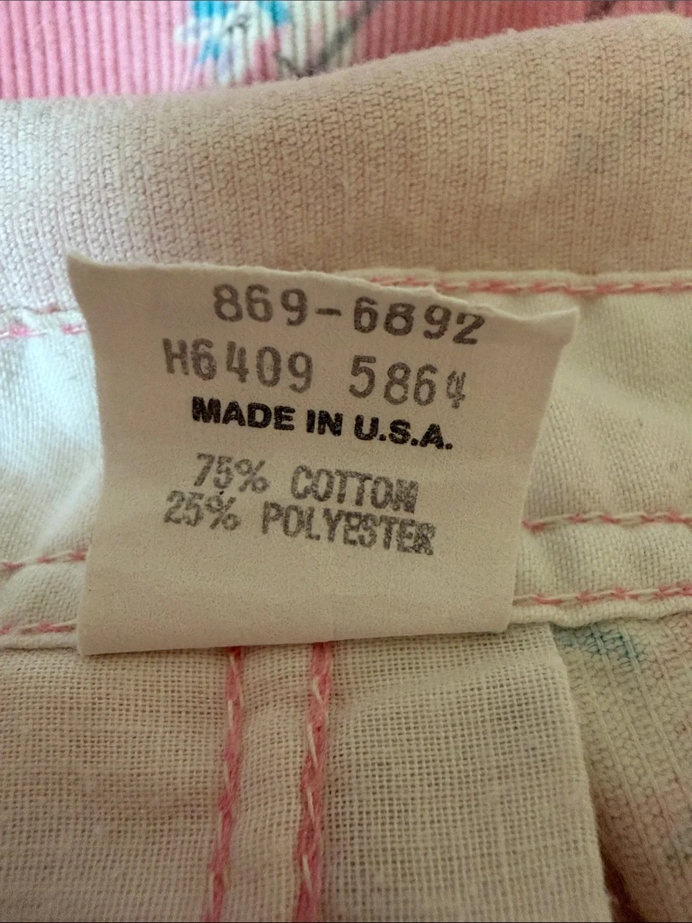Vtg 90’s OshKosh B'gosh Pink Floral Corduroy Overalls Skiing Bunny size 4T